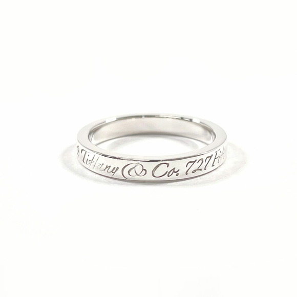 TIFFANY & Co. Tiffany Notes Narrow New York Ring, 925 Sterling Silver, Size 1...